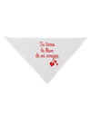 Tu Tienes La Llave De Mi Corazon Dog Bandana 26 by TooLoud-Dog Bandana-TooLoud-White-One-Size-Fits-Most-Davson Sales