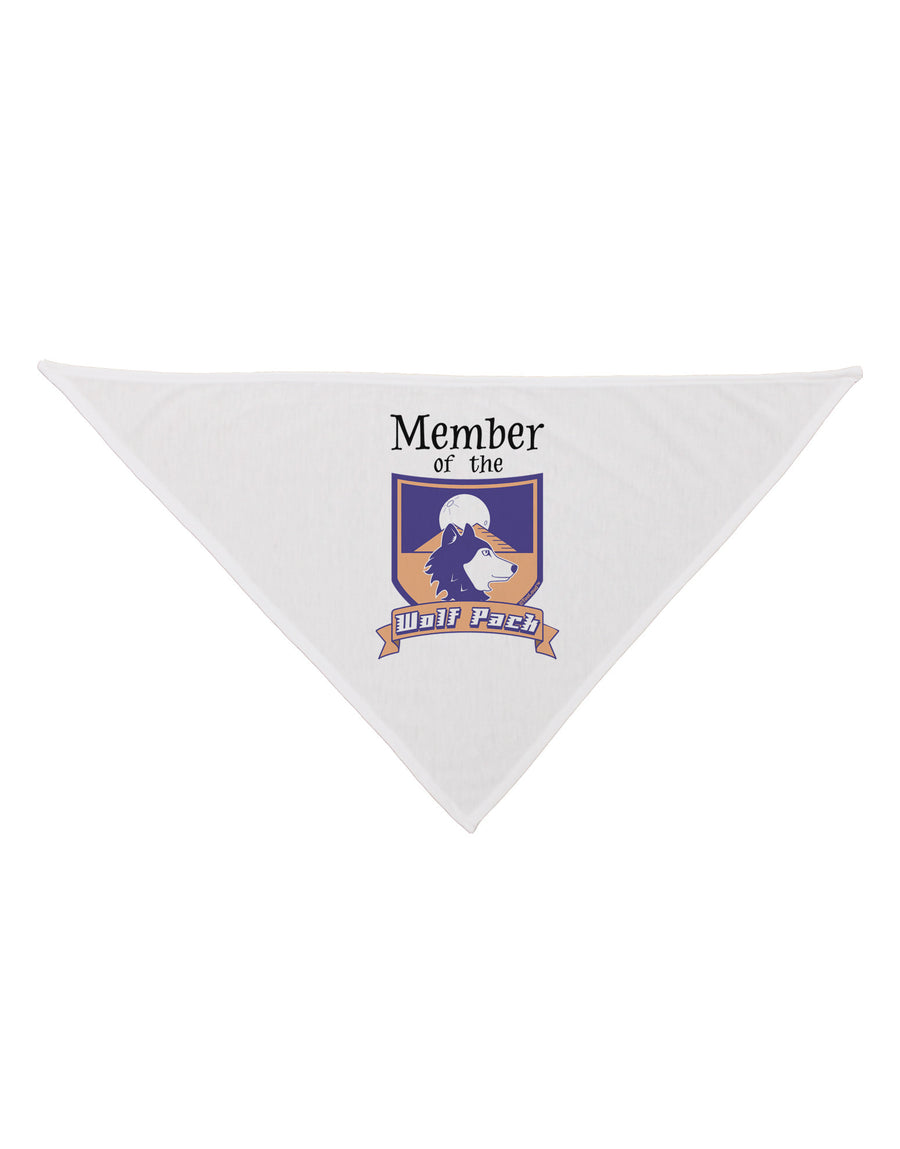 Member of the Wolf Pack Dog Bandana 26-Dog Bandana-TooLoud-White-One-Size-Fits-Most-Davson Sales