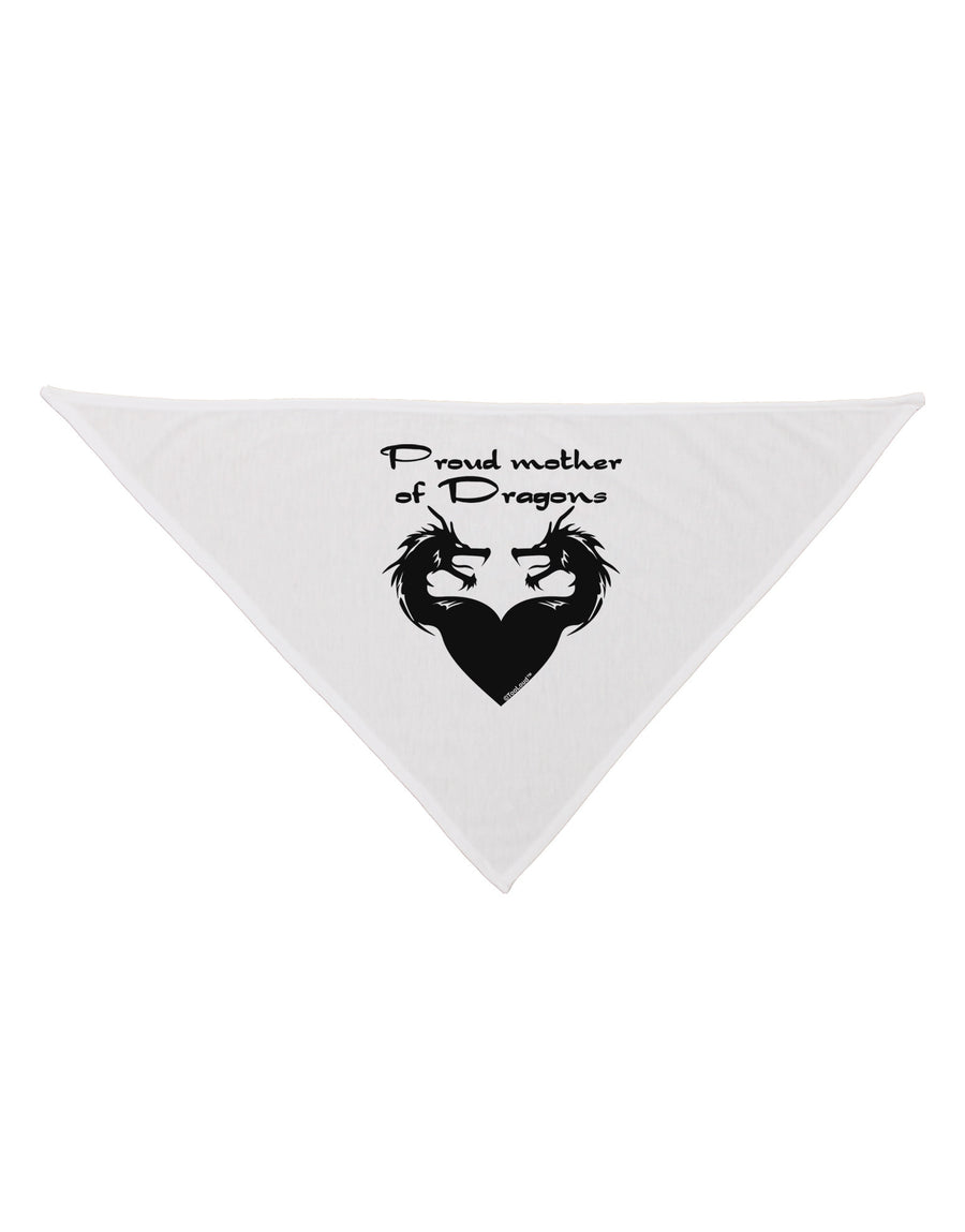 Proud Mother of Dragons Dog Bandana 26"-Dog Bandana-TooLoud-White-One-Size-Fits-Most-Davson Sales