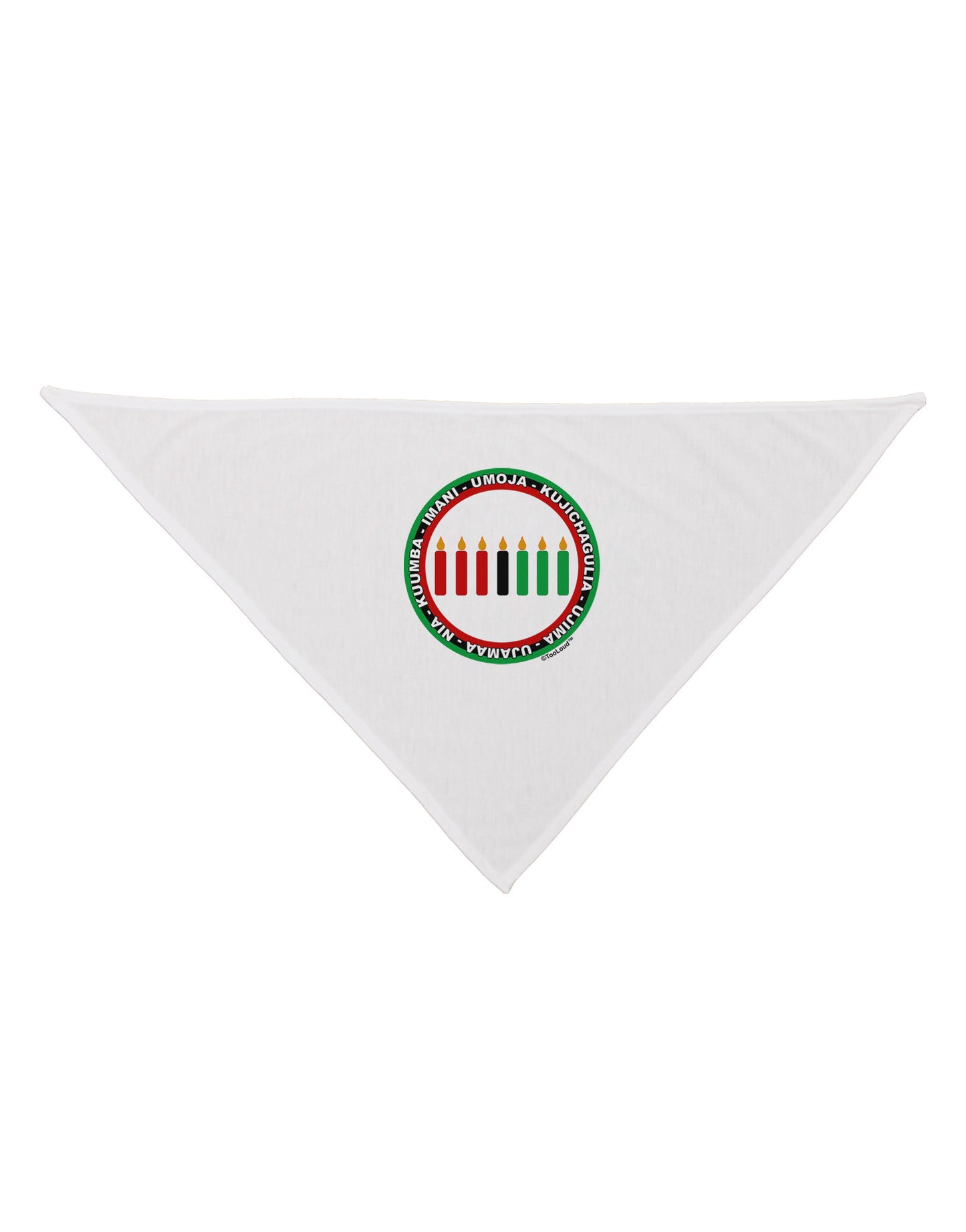 7 Principles Circle Dog Bandana 26-Dog Bandana-TooLoud-White-One-Size-Fits-Most-Davson Sales