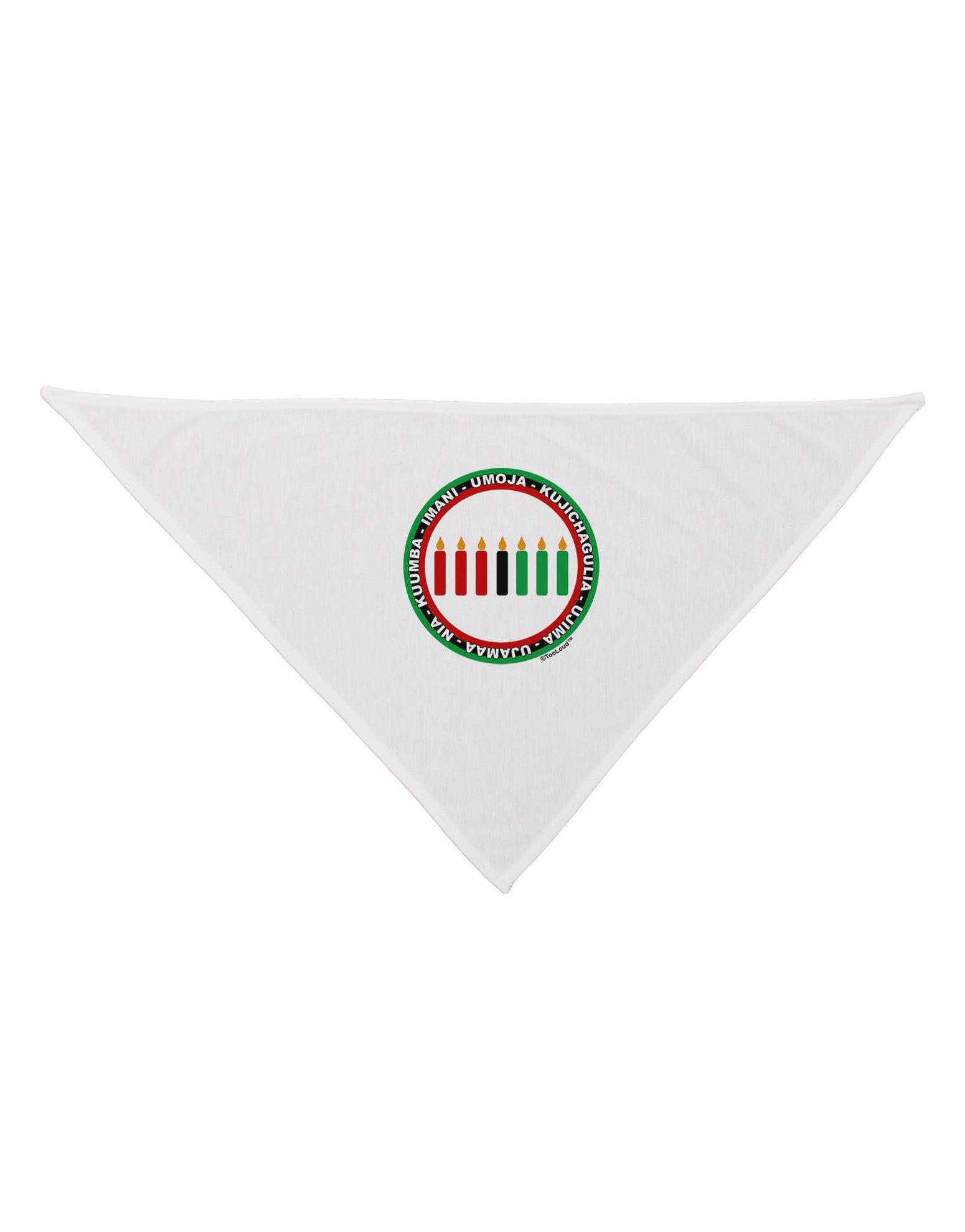 7 Principles Circle Dog Bandana 26-Dog Bandana-TooLoud-White-One-Size-Fits-Most-Davson Sales