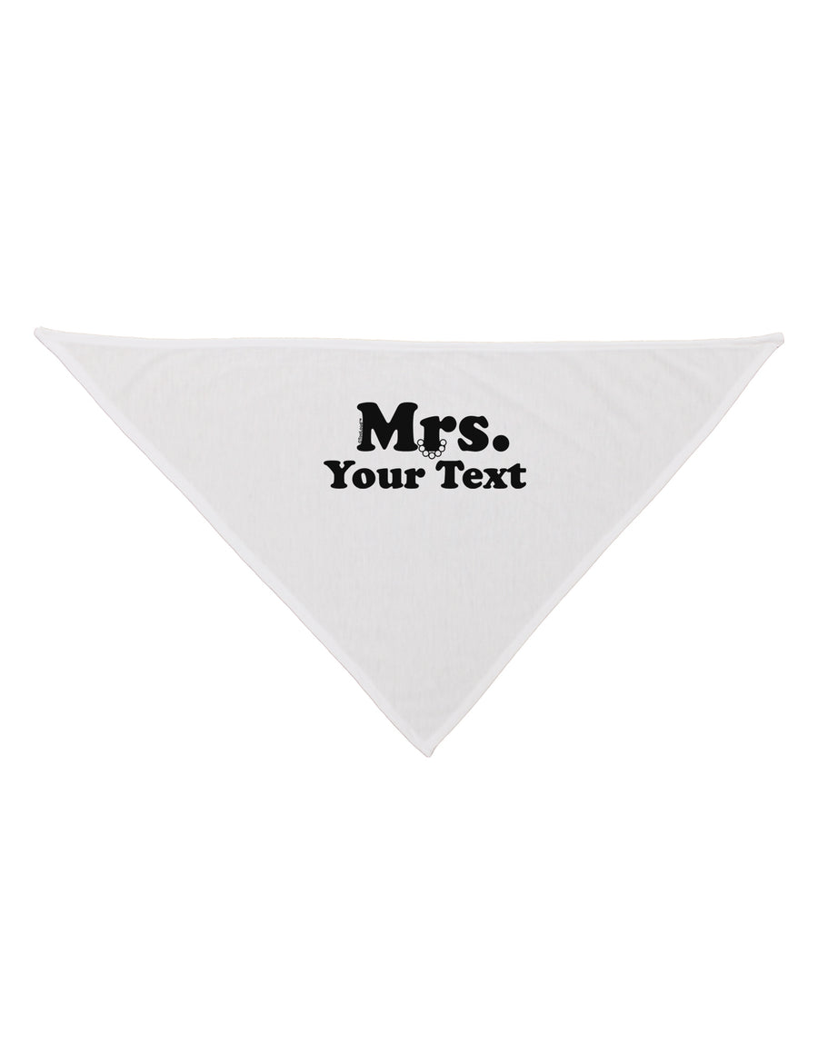 Personalized Mrs Classy Dog Bandana 26 by TooLoud-Dog Bandana-TooLoud-White-One-Size-Fits-Most-Davson Sales