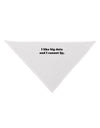 I Like Big Data Dog Bandana 26 by TooLoud-Dog Bandana-TooLoud-White-One-Size-Fits-Most-Davson Sales