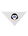 Cute Penguin Christmas Dog Bandana 26-Dog Bandana-TooLoud-White-One-Size-Fits-Most-Davson Sales