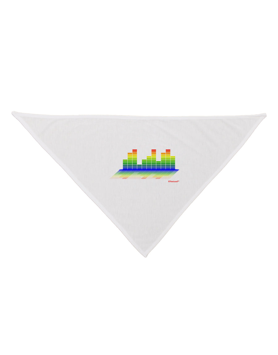 Equalizer Bars Design Dog Bandana 26 by TooLoud-Dog Bandana-TooLoud-White-One-Size-Fits-Most-Davson Sales