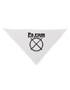 Pa Rum Pum Pum Pum BnW Dog Bandana 26-Dog Bandana-TooLoud-White-One-Size-Fits-Most-Davson Sales