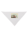 Bighorn Ram WatercolorText Dog Bandana 26-Dog Bandana-TooLoud-White-One-Size-Fits-Most-Davson Sales