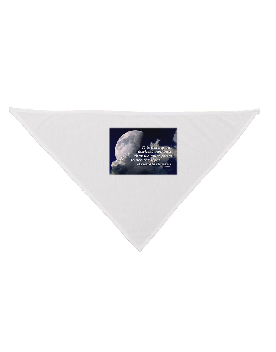 Our Darkest Moments Dog Bandana 26-Dog Bandana-TooLoud-White-One-Size-Fits-Most-Davson Sales