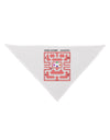 Retro Heart Man Dog Bandana 26-Dog Bandana-TooLoud-White-One-Size-Fits-Most-Davson Sales