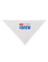 Red White and Brew Color Dog Bandana 26 by TooLoud-Dog Bandana-TooLoud-White-One-Size-Fits-Most-Davson Sales