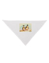 Magellanic Penguin Watercolor Dog Bandana 26-Dog Bandana-TooLoud-White-One-Size-Fits-Most-Davson Sales