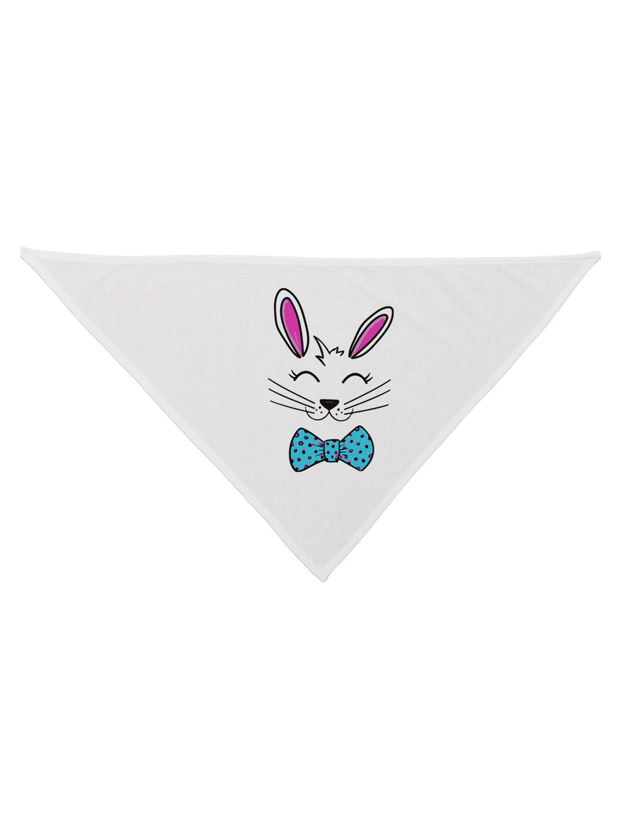 Happy Easter Bunny Face Dog Bandana 26 Inch-Dog Bandana-TooLoud-White-One-Size-Fits-Most-Davson Sales