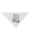 She's My Witch Dog Bandana 26 Inch-Dog Bandana-TooLoud-White-One-Size-Fits-Most-Davson Sales