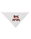 Fluent in Sarcasm Dog Bandana 26 Inch-Dog Bandana-TooLoud-White-One-Size-Fits-Most-Davson Sales