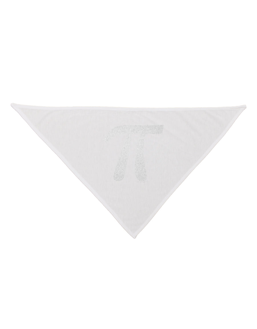 Pi Symbol Glitter - White Dog Bandana 26 by TooLoud-Dog Bandana-TooLoud-White-One-Size-Fits-Most-Davson Sales