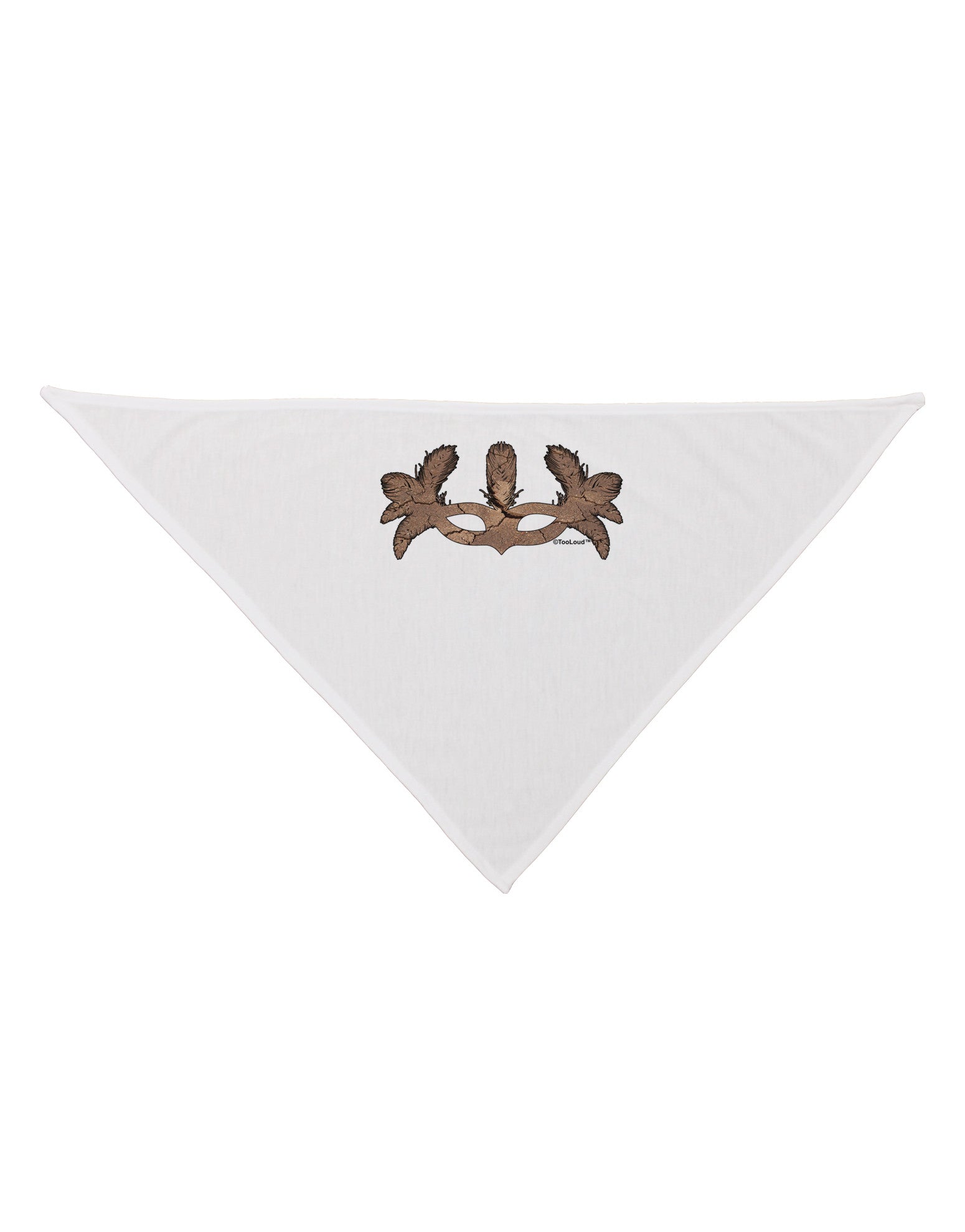 Earth Masquerade Mask Dog Bandana 26 by TooLoud-Dog Bandana-TooLoud-White-One-Size-Fits-Most-Davson Sales