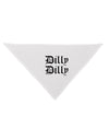 Dilly Dilly Beer Drinking Funny Dog Bandana 26 by TooLoud-Dog Bandana-TooLoud-White-One-Size-Fits-Most-Davson Sales