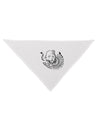 TooLoud Save the Asian Elephants Dog Bandana 26"-Dog Bandana-TooLoud-White-One-Size-Fits-Most-Davson Sales