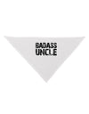 Badass Uncle Dog Bandana 26 by TooLoud-Dog Bandana-TooLoud-White-One-Size-Fits-Most-Davson Sales