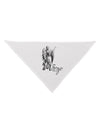 Virgo Illustration Dog Bandana 26-Dog Bandana-TooLoud-White-One-Size-Fits-Most-Davson Sales