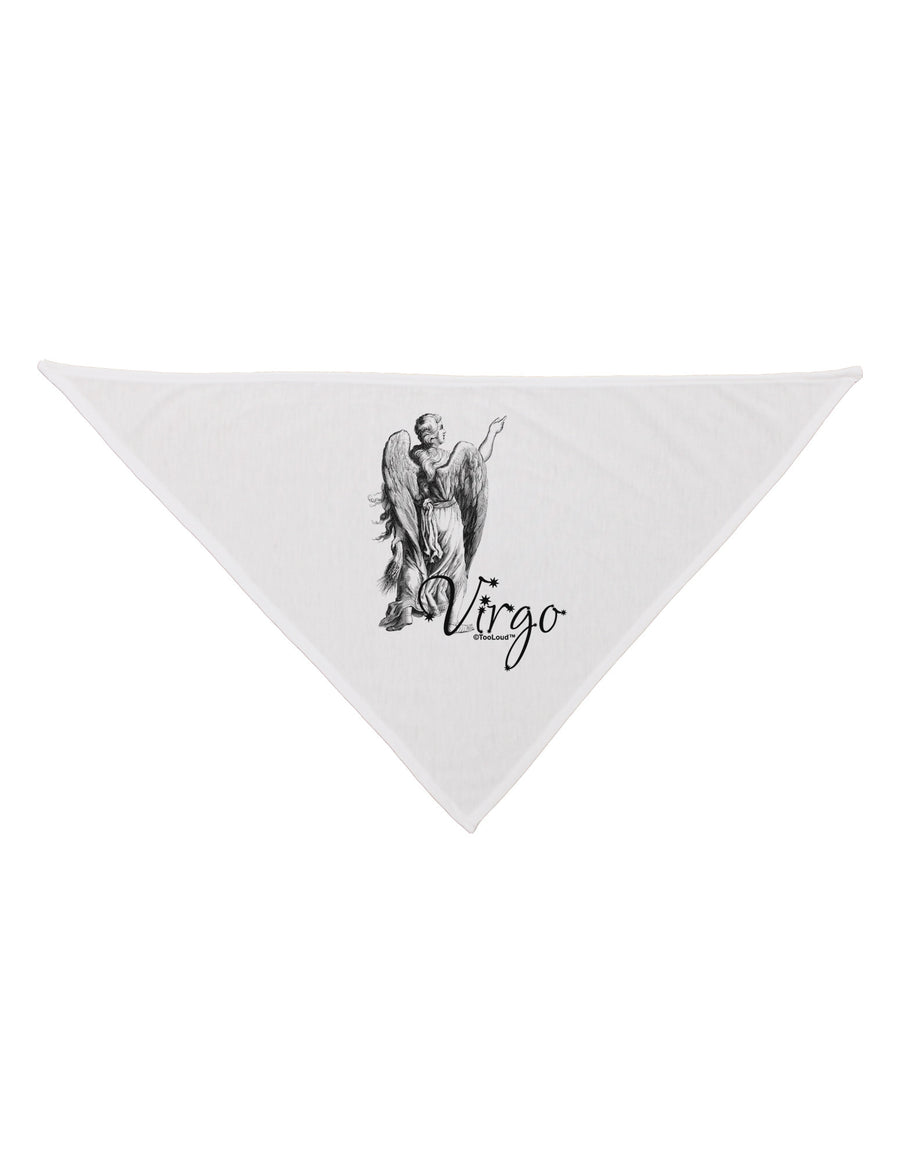 Virgo Illustration Dog Bandana 26-Dog Bandana-TooLoud-White-One-Size-Fits-Most-Davson Sales