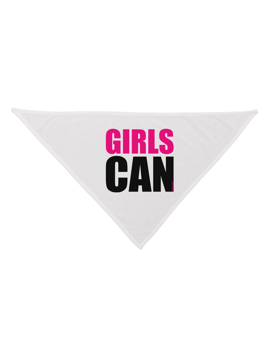 Girls Can Dog Bandana 26 by TooLoud-Dog Bandana-TooLoud-White-One-Size-Fits-Most-Davson Sales