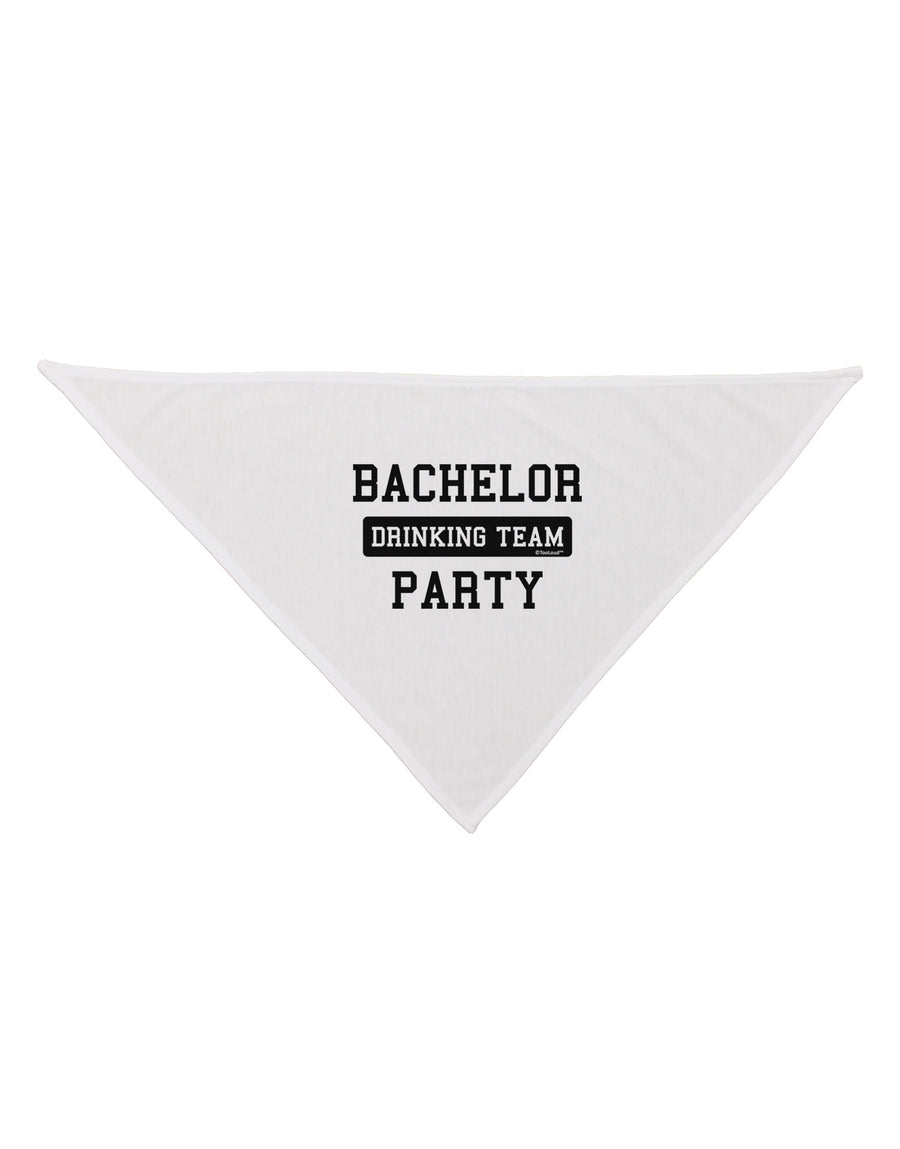 Bachelor Party Drinking Team Dog Bandana 26-Dog Bandana-TooLoud-White-One-Size-Fits-Most-Davson Sales