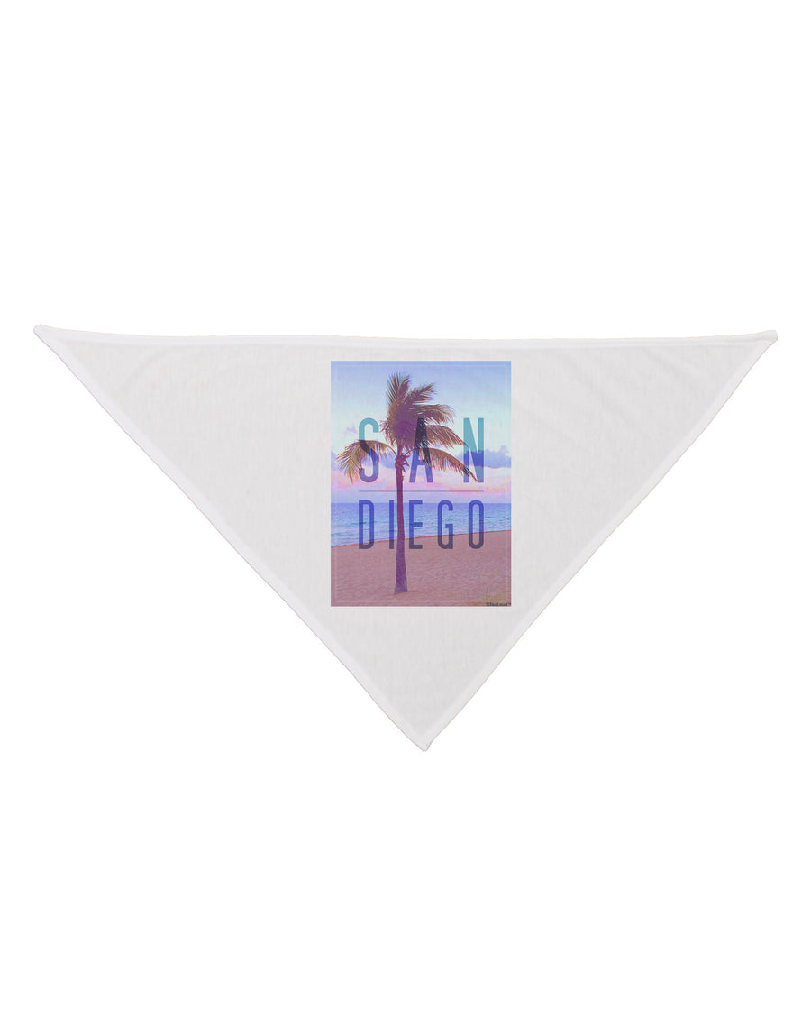 San Diego Beach Filter Dog Bandana 26-Dog Bandana-TooLoud-White-One-Size-Fits-Most-Davson Sales