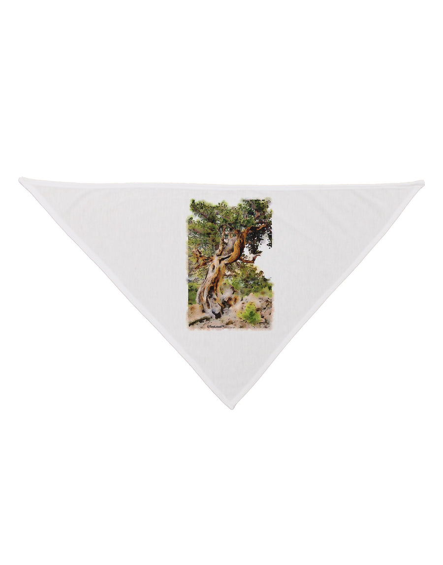 Bristlecone Pines Dog Bandana 26-Dog Bandana-TooLoud-White-One-Size-Fits-Most-Davson Sales