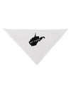 West Virginia - United States Shape Dog Bandana 26-Dog Bandana-TooLoud-White-One-Size-Fits-Most-Davson Sales