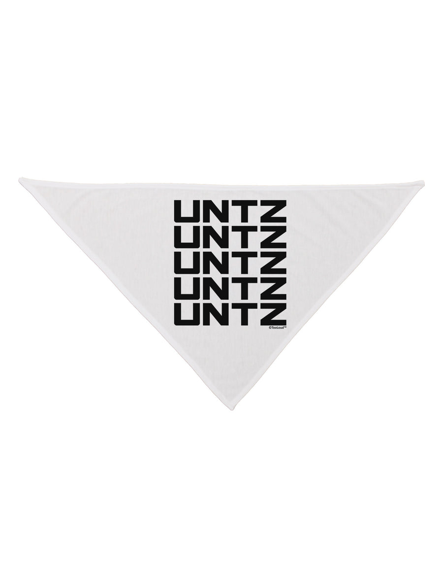 Untz Untz Untz Untz Untz EDM Design Dog Bandana 26-Dog Bandana-TooLoud-White-One-Size-Fits-Most-Davson Sales