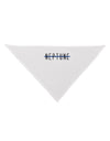 Planet Neptune Text Only Dog Bandana 26-Dog Bandana-TooLoud-White-One-Size-Fits-Most-Davson Sales