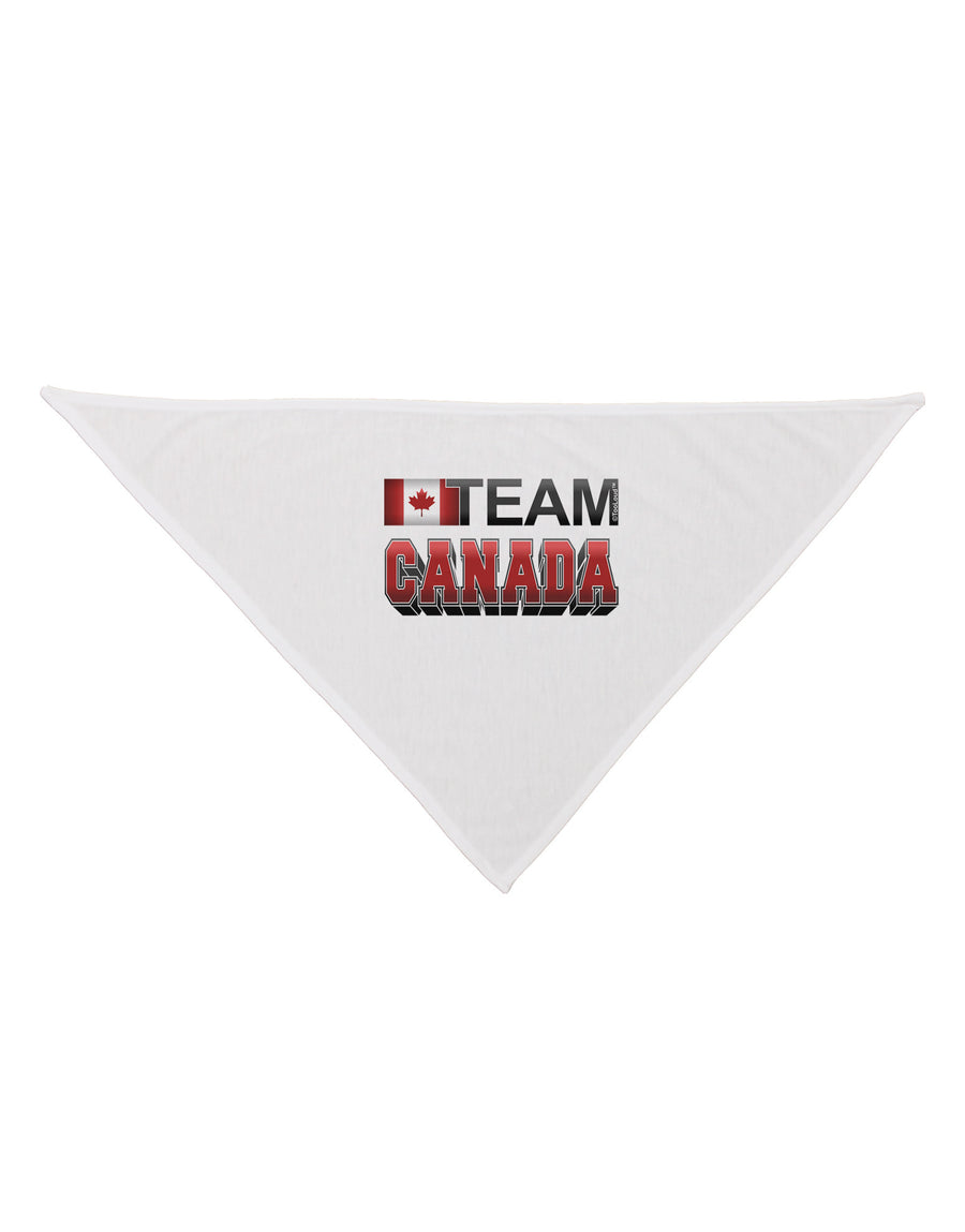 Sporty Team Canada Dog Bandana 26-Dog Bandana-TooLoud-White-One-Size-Fits-Most-Davson Sales