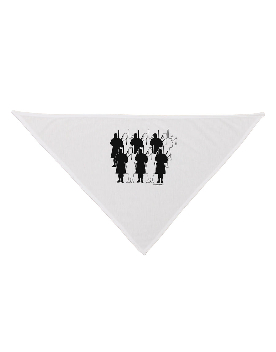 Eleven Pipers Piping Dog Bandana 26-Dog Bandana-TooLoud-White-One-Size-Fits-Most-Davson Sales