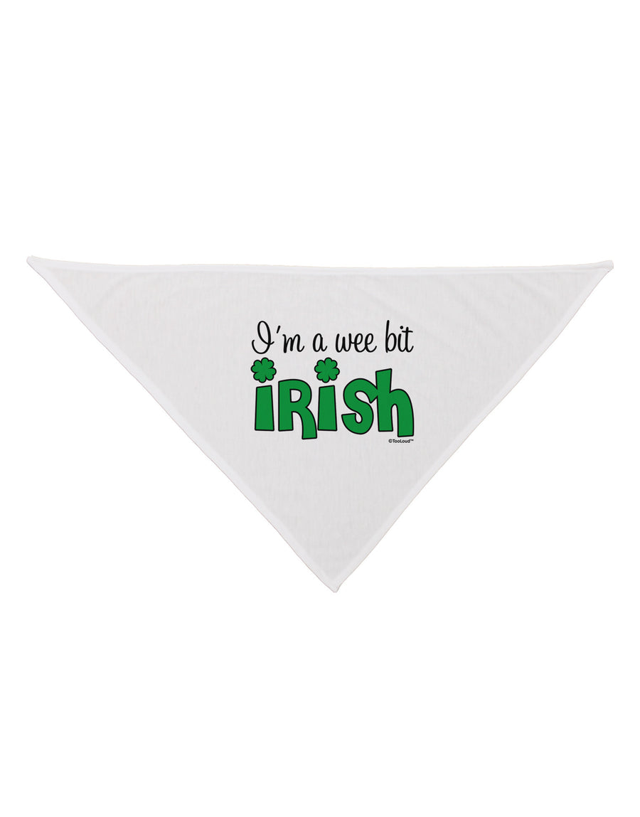 I'm A Wee Bit Irish Dog Bandana 26 by TooLoud-Dog Bandana-TooLoud-White-One-Size-Fits-Most-Davson Sales