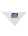 Colorado Snowy Mountains Cutout Dog Bandana 26-Dog Bandana-TooLoud-White-One-Size-Fits-Most-Davson Sales