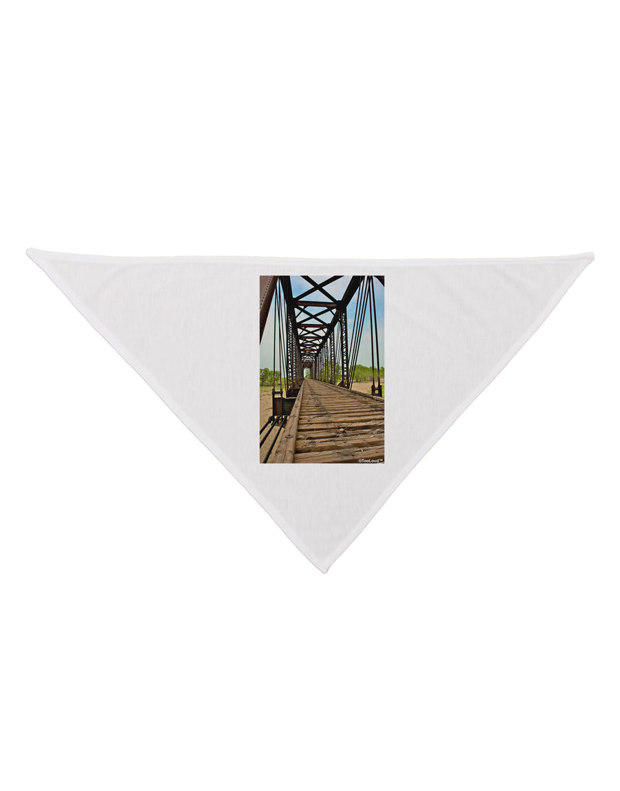 Colorado Landscape Bridge Dog Bandana 26-Dog Bandana-TooLoud-White-One-Size-Fits-Most-Davson Sales