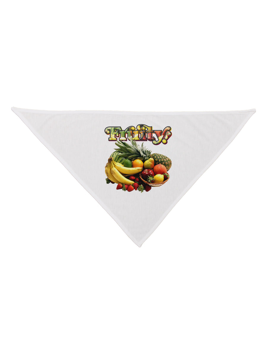 Fruity Fruit Basket 2 Dog Bandana 26-Dog Bandana-TooLoud-White-One-Size-Fits-Most-Davson Sales