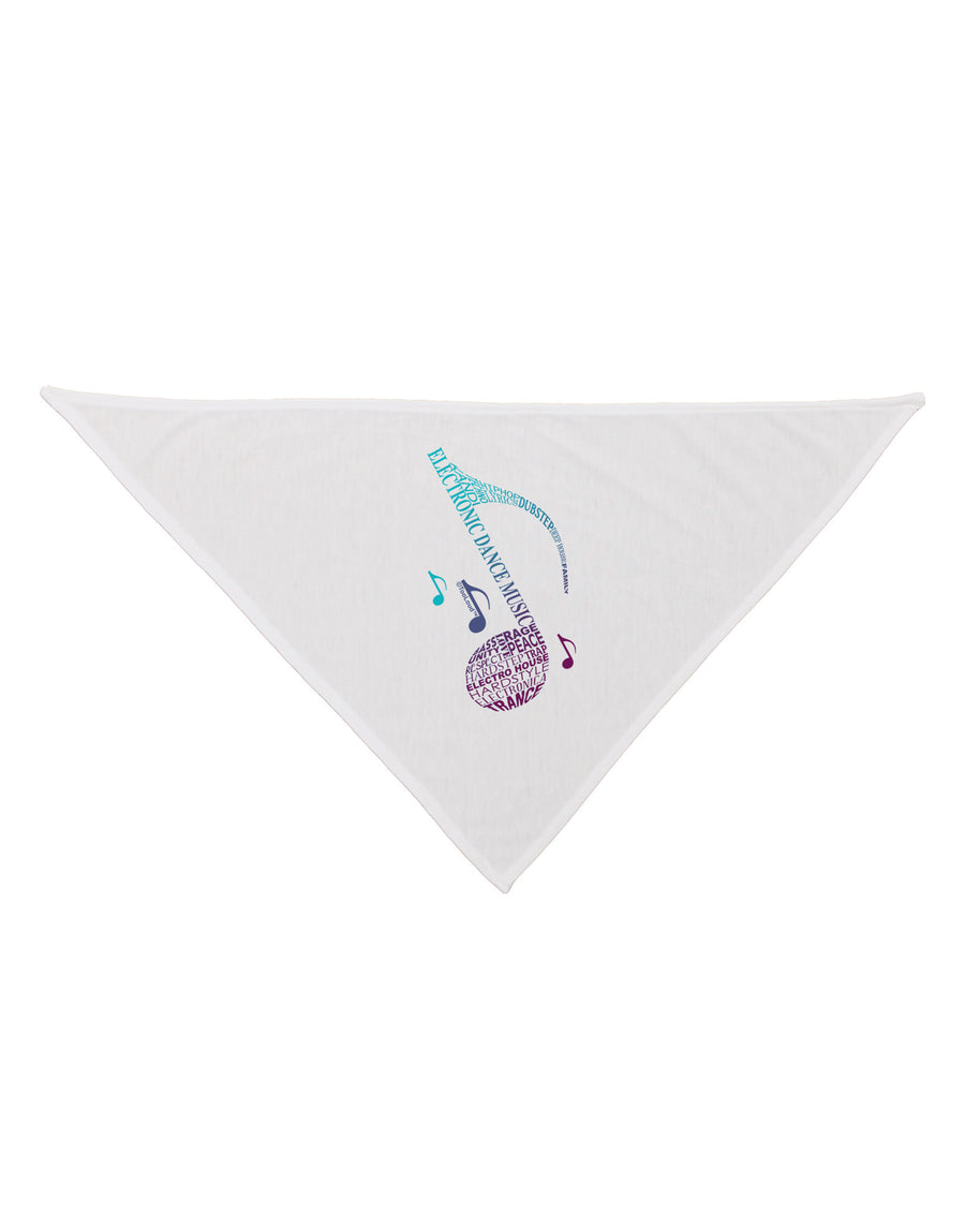 Music Note Typography Dog Bandana 26-Dog Bandana-TooLoud-White-One-Size-Fits-Most-Davson Sales