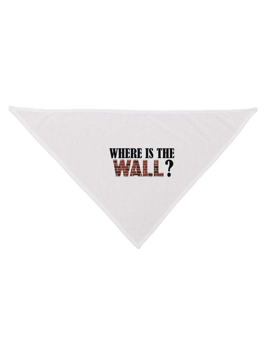 Where Is The Wall Dog Bandana 26 by TooLoud-TooLoud-White-One-Size-Fits-Most-Davson Sales