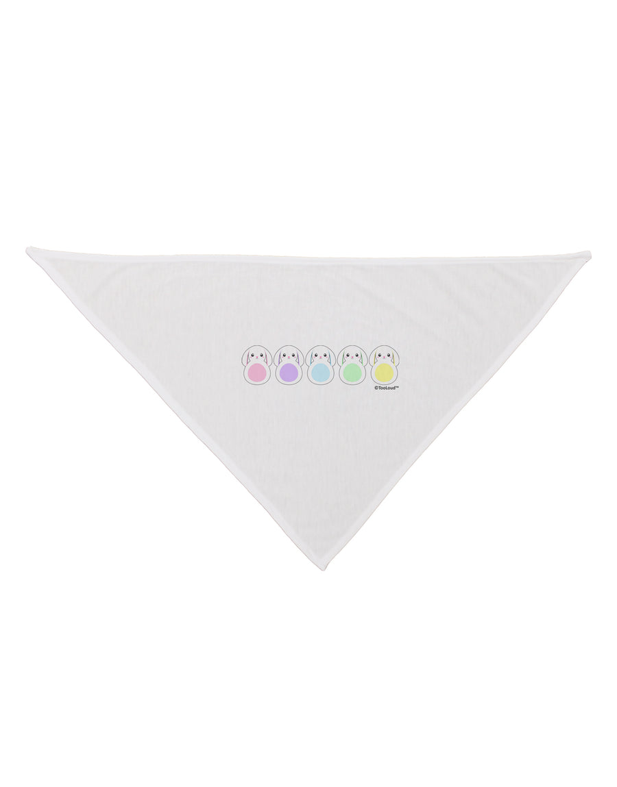 Cute Pastel Bunnies Dog Bandana 26 by TooLoud-Dog Bandana-TooLoud-White-One-Size-Fits-Most-Davson Sales