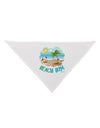 Fun Summer Beach Scene - Beach Bum Dog Bandana 26 by TooLoud-Dog Bandana-TooLoud-White-One-Size-Fits-Most-Davson Sales