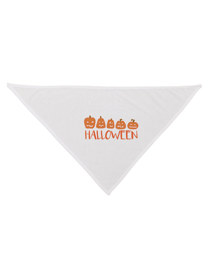 Halloween Pumpkins Dog Bandana 26 Inch-Dog Bandana-TooLoud-White-One-Size-Fits-Most-Davson Sales
