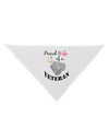 Wife of Veteran Dog Bandana 26-Dog Bandana-TooLoud-White-One-Size-Fits-Most-Davson Sales