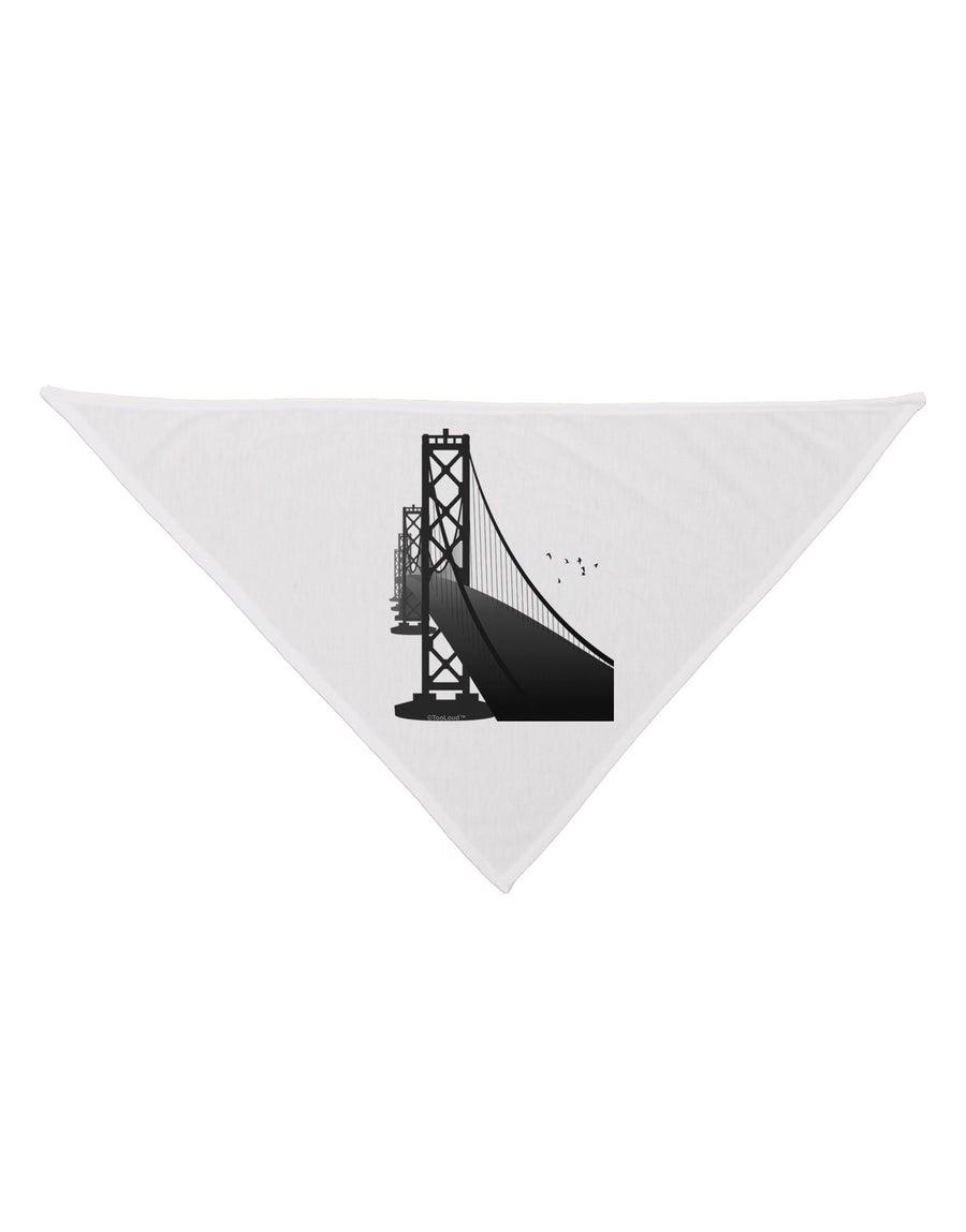 San Francisco Bay Bridge Dog Bandana 26-Dog Bandana-TooLoud-White-One-Size-Fits-Most-Davson Sales