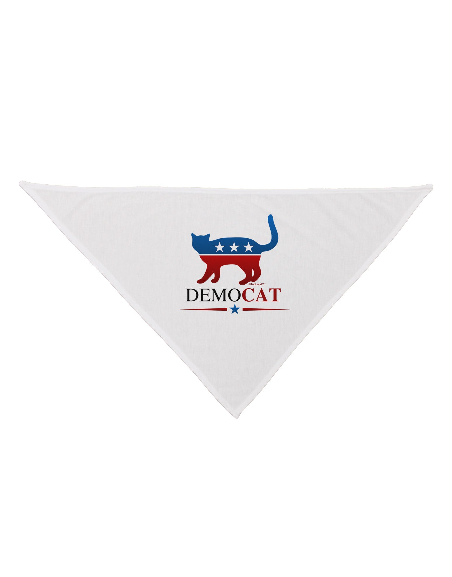DemoCAT Dog Bandana 26-Dog Bandana-TooLoud-White-One-Size-Fits-Most-Davson Sales