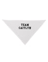 Team Caitlyn Dog Bandana 26-Dog Bandana-TooLoud-White-One-Size-Fits-Most-Davson Sales