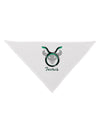 Taurus Symbol Dog Bandana 26-Dog Bandana-TooLoud-White-One-Size-Fits-Most-Davson Sales