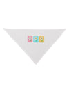 Pretty Daisies Watercolor Dog Bandana 26-Dog Bandana-TooLoud-White-One-Size-Fits-Most-Davson Sales