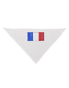 French Flag - France Distressed Dog Bandana 26 by TooLoud-Dog Bandana-TooLoud-White-One-Size-Fits-Most-Davson Sales